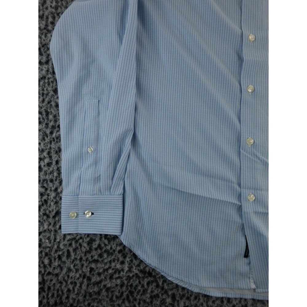 Report Collection Hyper Stretch Light Blue Pinstr… - image 5